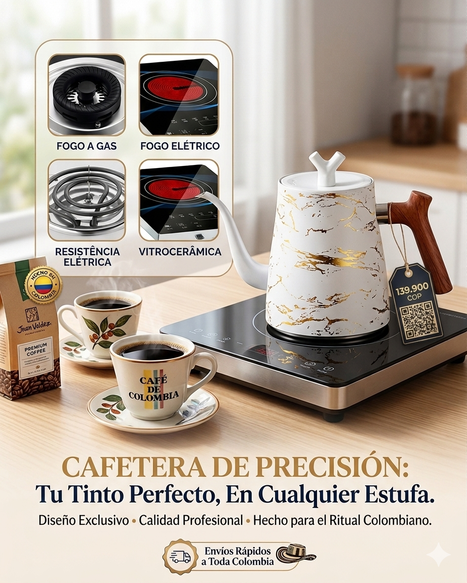 Tetera Profesional para el Tintico Perfecto - Cuello de Cisne