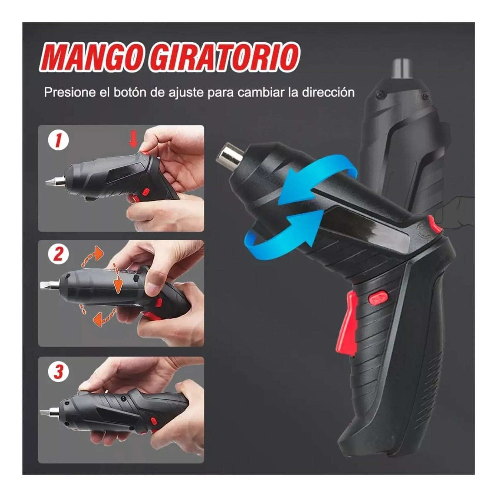 Destornillador eléctrico recargable 28P
